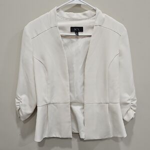 BCX Fitted White Blazer